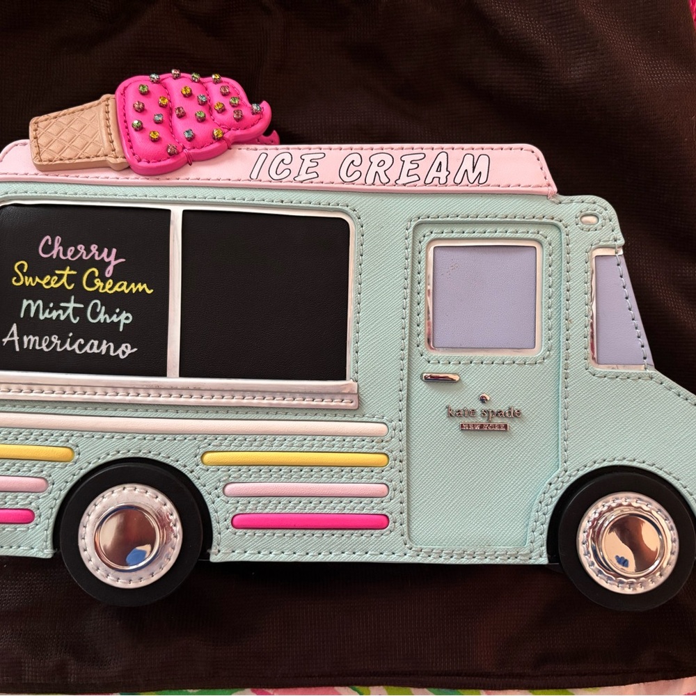 Kate Spade Ice Cream Truck Flavor of the month purse NWT